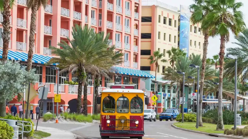 Fabulous Florida springtime landscape showcasing peak travel season beauty
