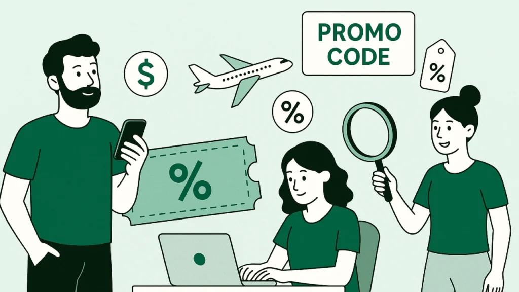 People searching online for Frontier Airlines promo codes 2025 and discounts.
