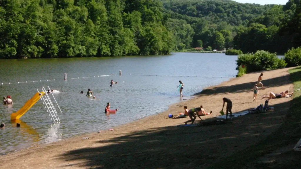 Brady’s Run Park in Beaver Falls, PA with fun outdoor things.